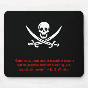 Tapis De Souris H.L. Mencken Pirate Mousepad