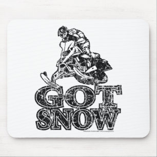 Tapis De Souris Habillé à la neige