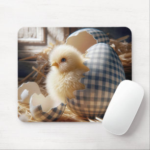 Tapis De Souris Hachure de poussin jaune à partir d'un oeuf En vic