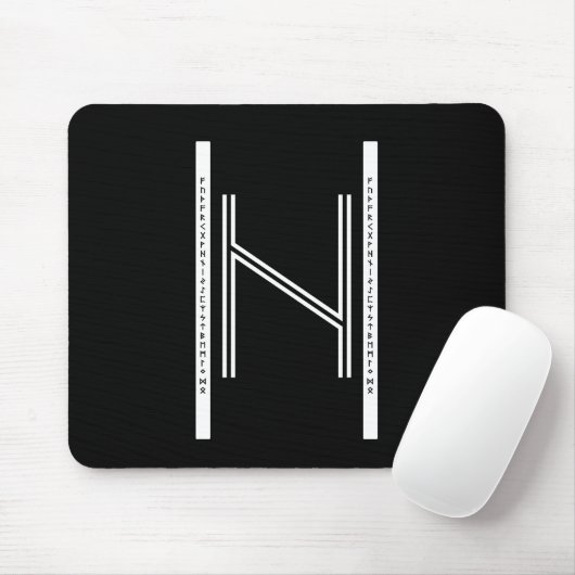 Tapis de souris Hagalaz BW (Avec souris)