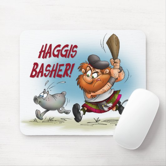 Tapis De Souris Haggis Basher (Avec souris)