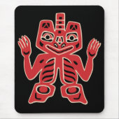 Tapis De Souris Haida Totem Design Mousepad (Devant)