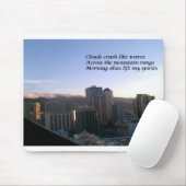 Tapis De Souris Haiku hawaïen de lever de soleil (Avec souris)