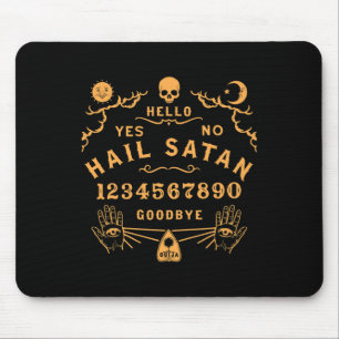 Tapis De Souris Hail Satan Occulte Horreur Athéiste Wiccan Satanic