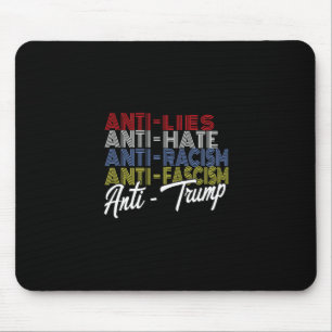 Tapis De Souris Haïr les mensonges et le fascisme anti Trump Résis