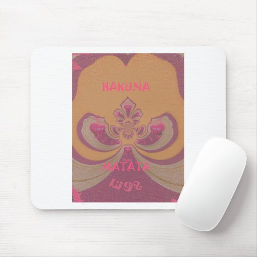 Tapis De Souris Hakuna Matata Joyeux Noël joli coeur design (Avec souris)