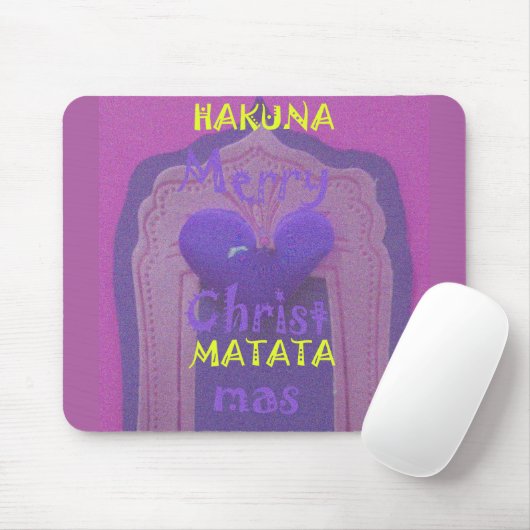 Tapis De Souris Hakuna Matata Merry Mousepad Modèle horizontal (Avec souris)