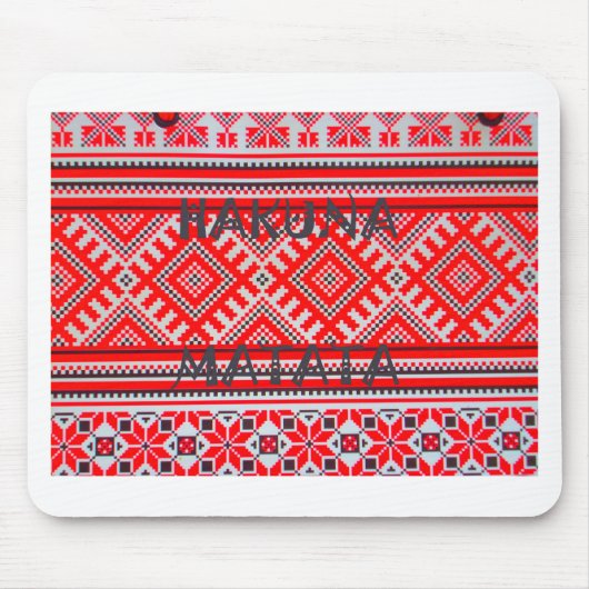 Tapis De Souris Hakuna Matata Seamless Geometrical Pattern (Devant)