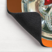 Tapis De Souris HÂLE DE CHROME, Agate orange (Coin)