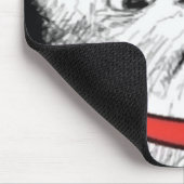 Tapis De Souris Halètement étonné de chat Meme - Mousepad (Coin)