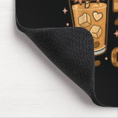 Tapis De Souris Half Mom Half Coffee Iced Coffee Mom Life Graphic (Coin)