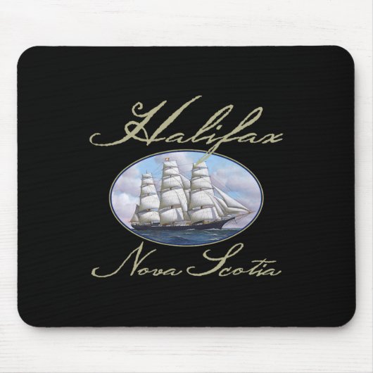 Tapis De Souris Halifax Nova Scotia Clipper Ship (Devant)