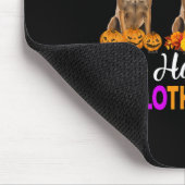 Tapis De Souris Hallothanksmas de Noël de Chien de Boxe (Coin)