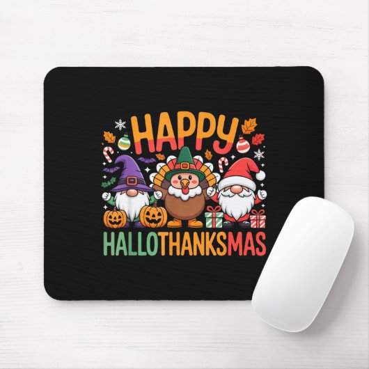Tapis De Souris Hallothanksmas Dental Istant Funny Tooth Christmas (Avec souris)