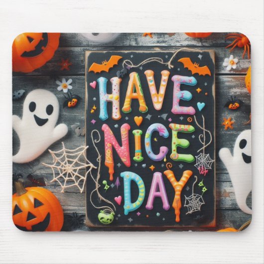 Tapis de souris Halloween (Devant)
