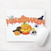 Tapis De Souris halloween (Avec souris)