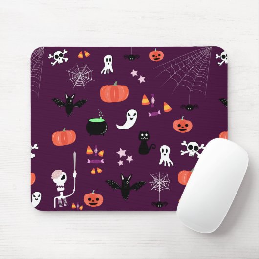 Tapis De Souris Halloween (Avec souris)