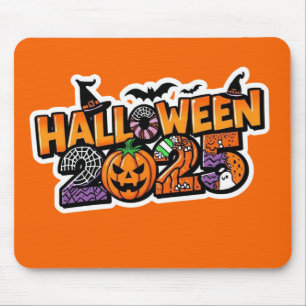 Tapis De Souris Halloween 2025 Magique – Citrouille festive
