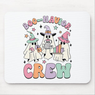 Tapis De Souris Halloween Aba Cute Ghost Boo-havi, analyste du com