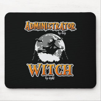 Tapis De Souris Halloween Administrateur Sorcière Funny Administra