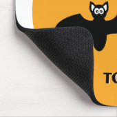 Tapis De Souris Halloween Bats Orange (Coin)
