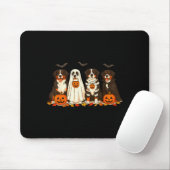 Tapis De Souris Halloween Bernese Mountain Dog Ghost Soky Bernese  (Avec souris)