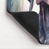 Tapis De Souris Halloween Bluetick Coonhound avec la peur Citrouil (Coin)