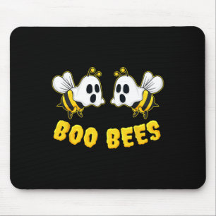 Tapis De Souris Halloween Boes Bees jumelles Couples amusants