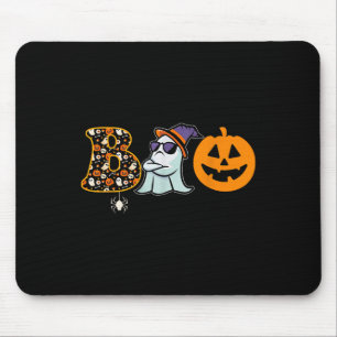 Tapis De Souris Halloween Boo Outfit Pour Femmes Drôle Citrouille