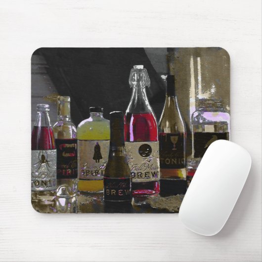 Tapis De Souris Halloween Brew ~ Mousepties (Avec souris)