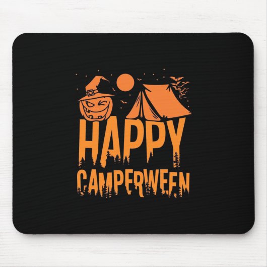 Tapis De Souris Halloween Camper Nature (Devant)