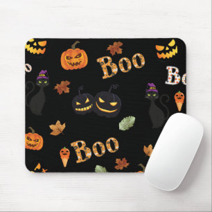 Tapis De Souris Halloween Cat Boo