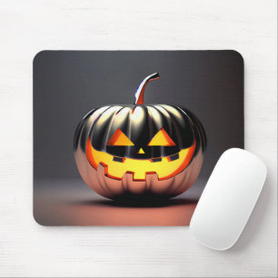 Tapis De Souris Halloween Citrouille brillant