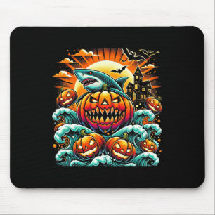 Tapis De Souris Halloween citrouille du requin