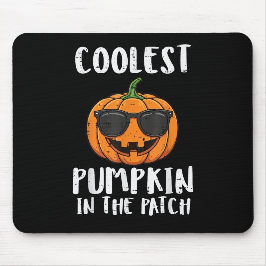 Tapis De Souris Halloween Coolest Pumpkin Patch Costume Men Boys K (Devant)