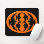 Tapis De Souris Halloween Crows Mousepad (Avec souris)