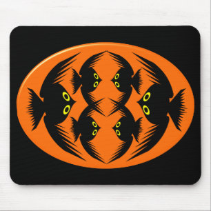 Tapis De Souris Halloween Crows Mousepad