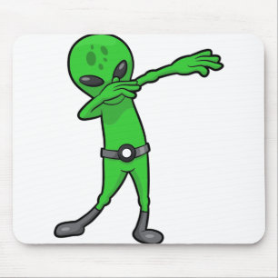 Tapis De Souris halloween dabbing alien