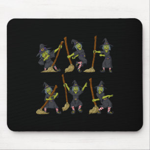 Tapis De Souris Halloween Danser Witch Dance Challenge Garçons Fil