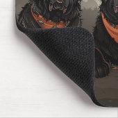 Tapis De Souris Halloween de Terre-Neuve Éffrayant (Coin)