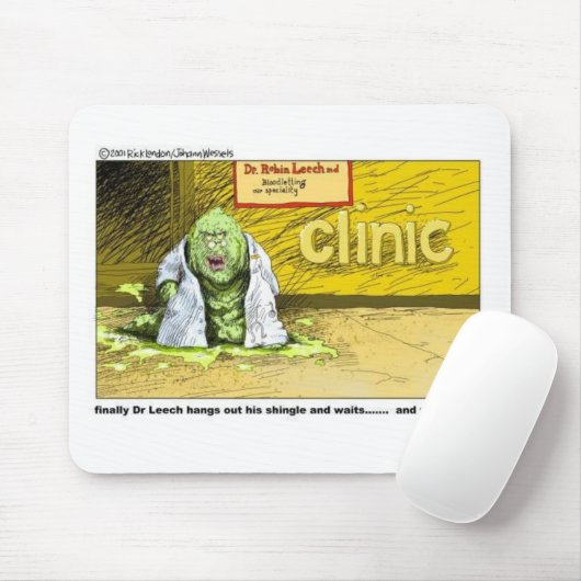 Tapis De Souris Halloween : Dr Leech Has No Clients Funny Toxits (Avec souris)