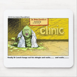 Tapis De Souris Halloween : Dr Leech Has No Clients Funny Toxits