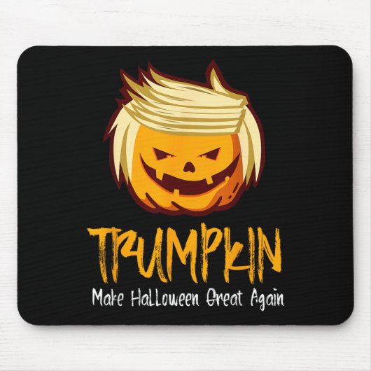 Tapis De Souris Halloween Drôle (Devant)