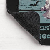 Tapis De Souris halloween drôle dire (Coin)