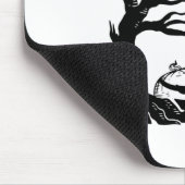 Tapis De Souris Halloween effrayant Pooping Chien (Coin)