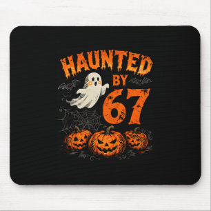 Tapis De Souris Halloween effrayant six sept numéro Gen Alpha argo