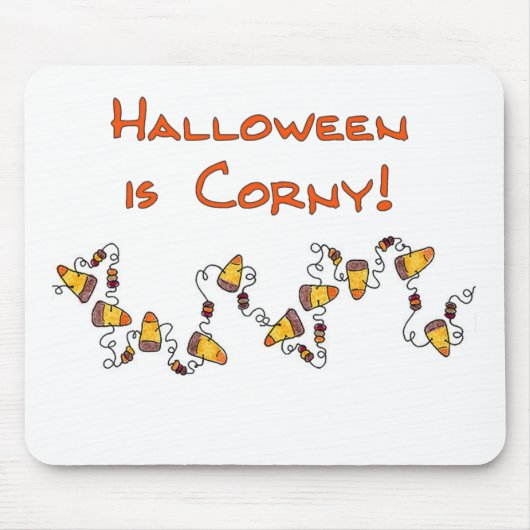 Tapis De Souris Halloween est Corny (Devant)