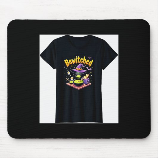 Tapis De Souris Halloween Family Home Bewitched Breakfast Maker (Devant)