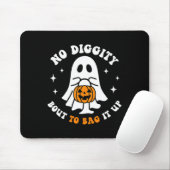 Tapis De Souris Halloween Fantôme Pas De Diggity Bout Pour L'Actio (Avec souris)