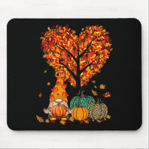 Tapis De Souris Halloween Gnome Cute Automne Citrouille Automne Va